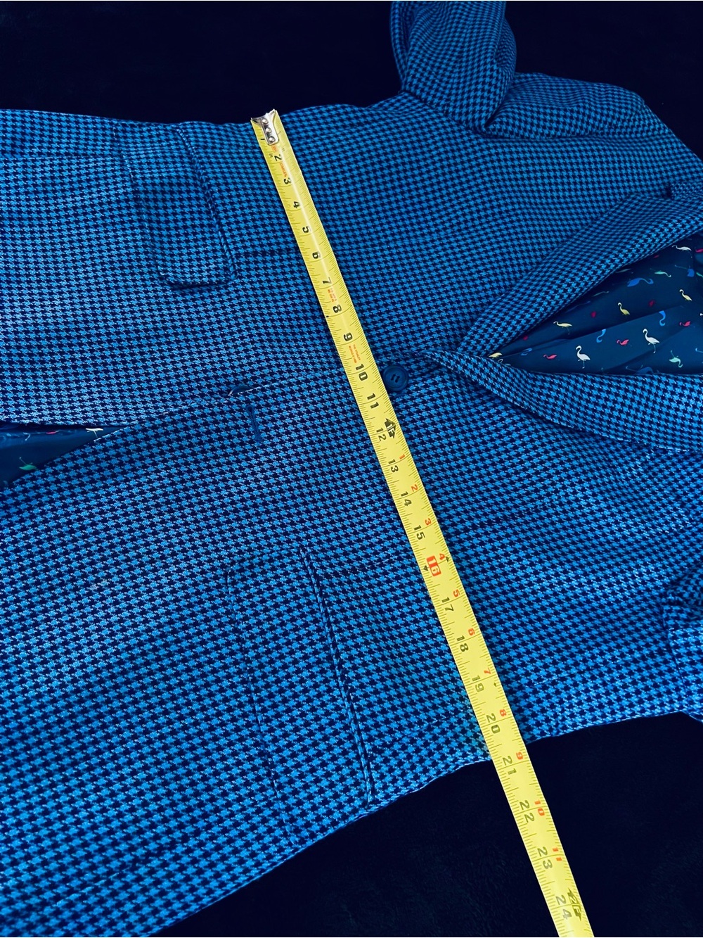 TailorByrd Blue Houndstooth Sport Coat - Picture 9 of 11